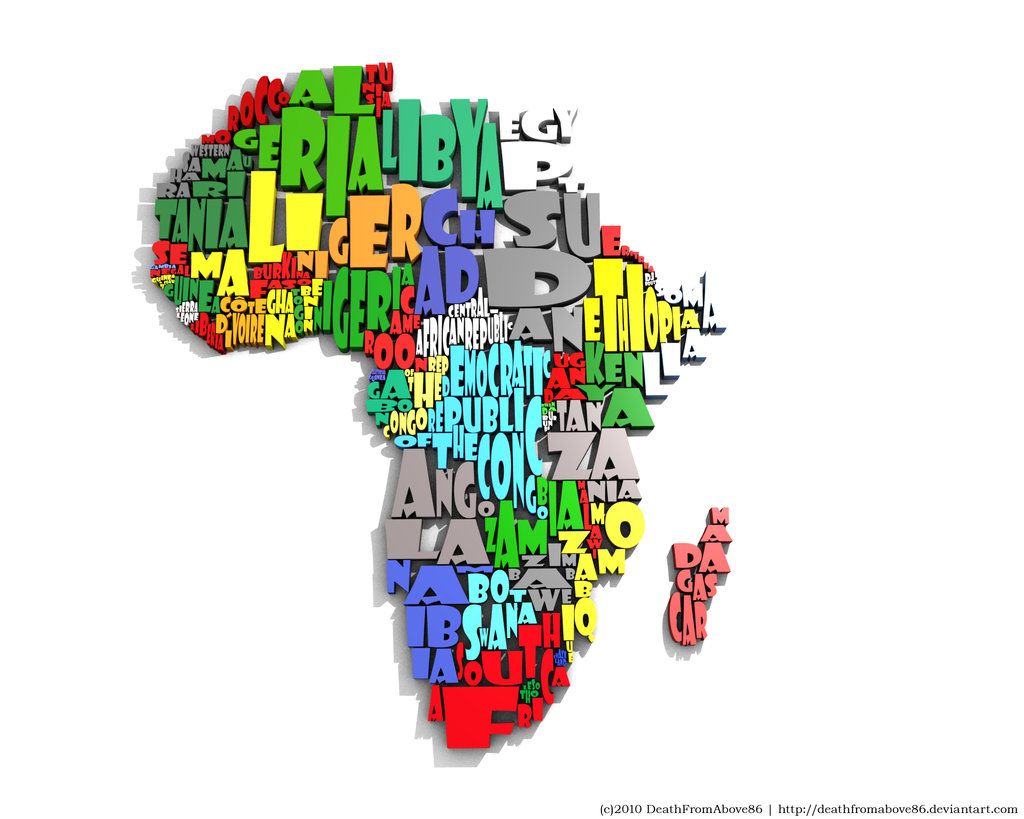 Africa Map Wallpaper