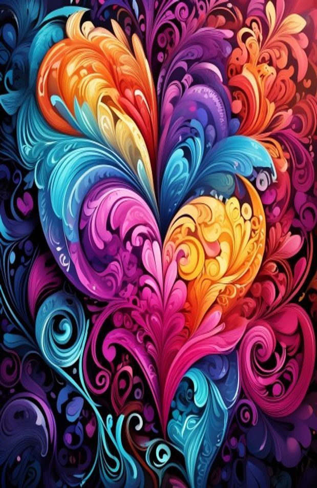 Heart HD Wallpaper In Full Screen