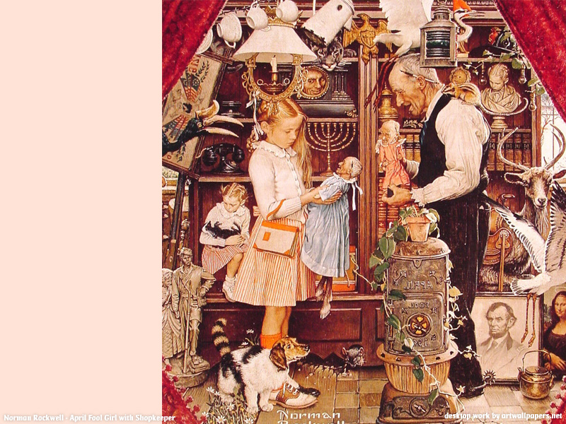 Norman Rockwell Paintings Posters Prints Art Wallpaper