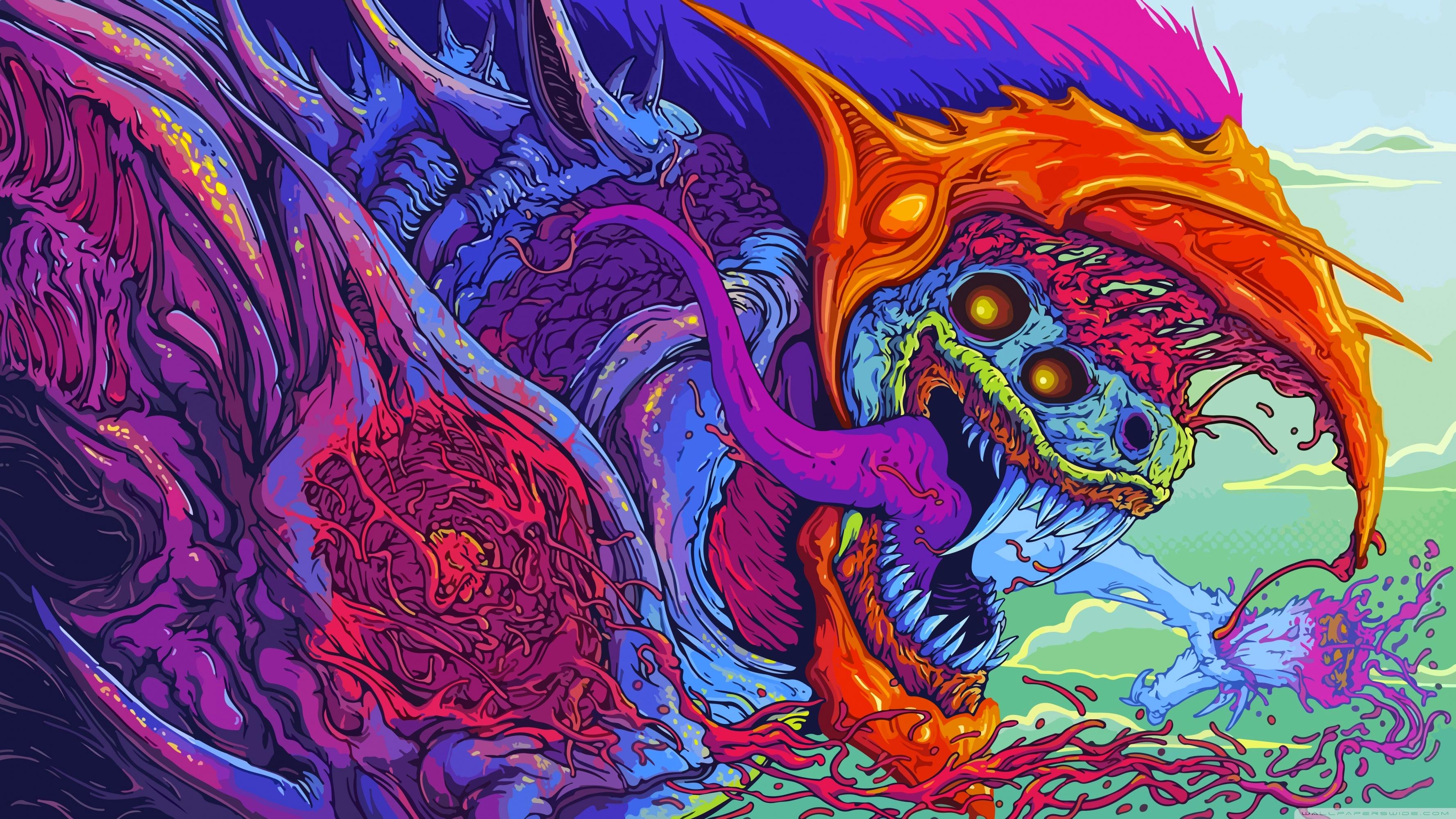 Hyper Beast vector fixed colors wallpapers