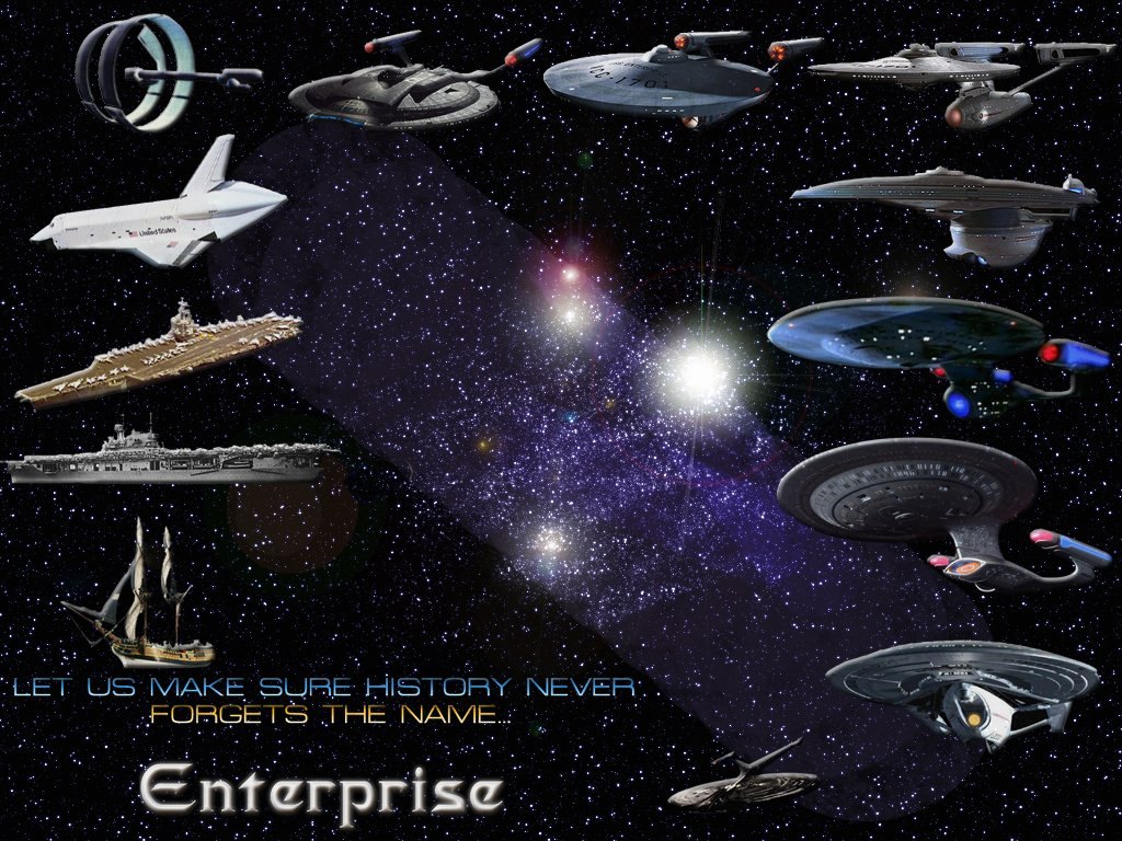 Star Trek Wallpaper New Uss Enterprise