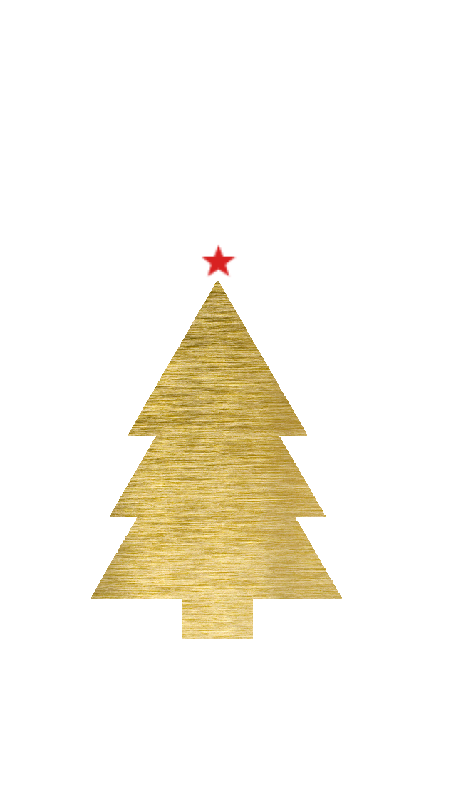 White Gold Christmas Tree Star iPhone Background Phone Wallpaper