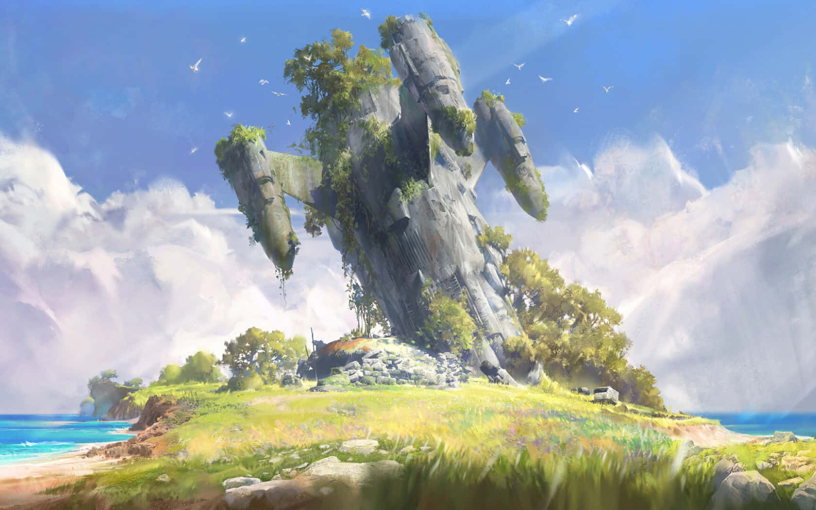 Laputa Castle In The Sky Wallpaper