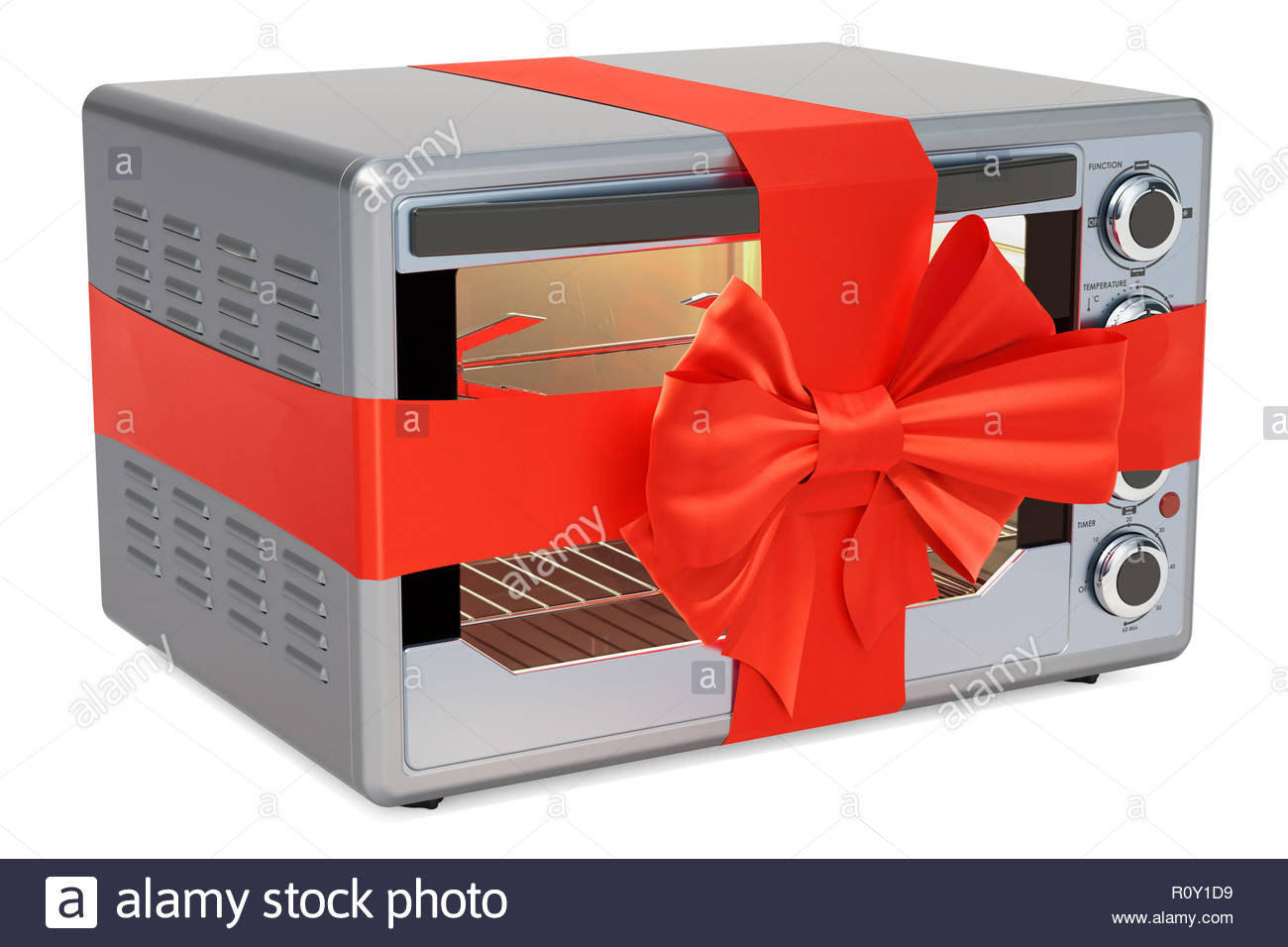 Convection Toaster Oven With Rotisserie And Grill Red Ribbon