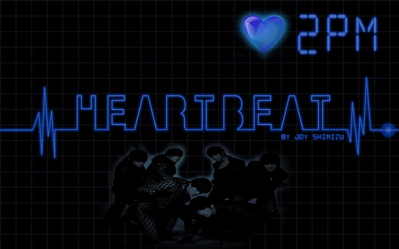 38 3D Heartbeat Wallpaper HD Blue Creative 3D Heartbeat