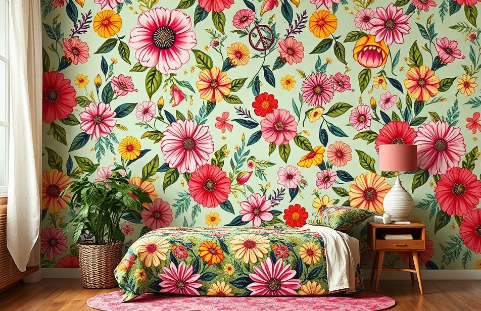 Vintage Hippie Aesthetic Wallpaper