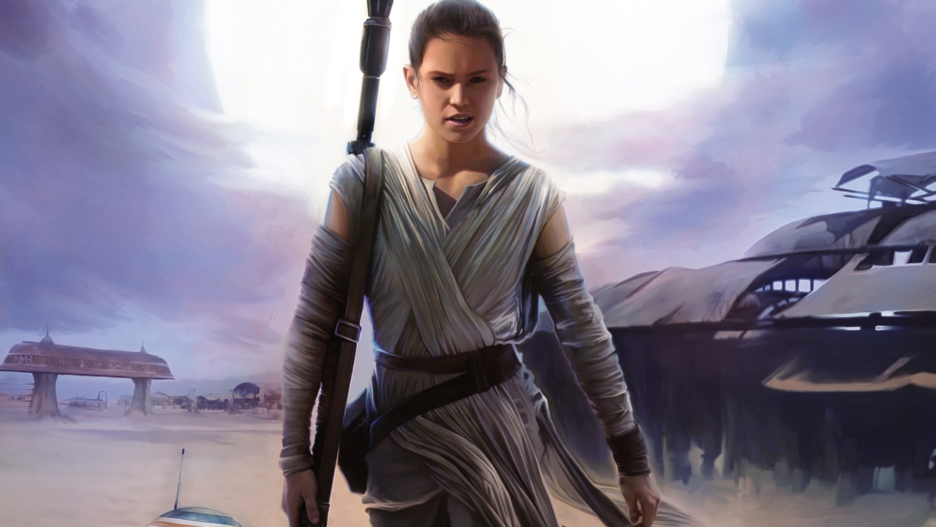 Rey Star Wars HD Wallpaper Background Wallur