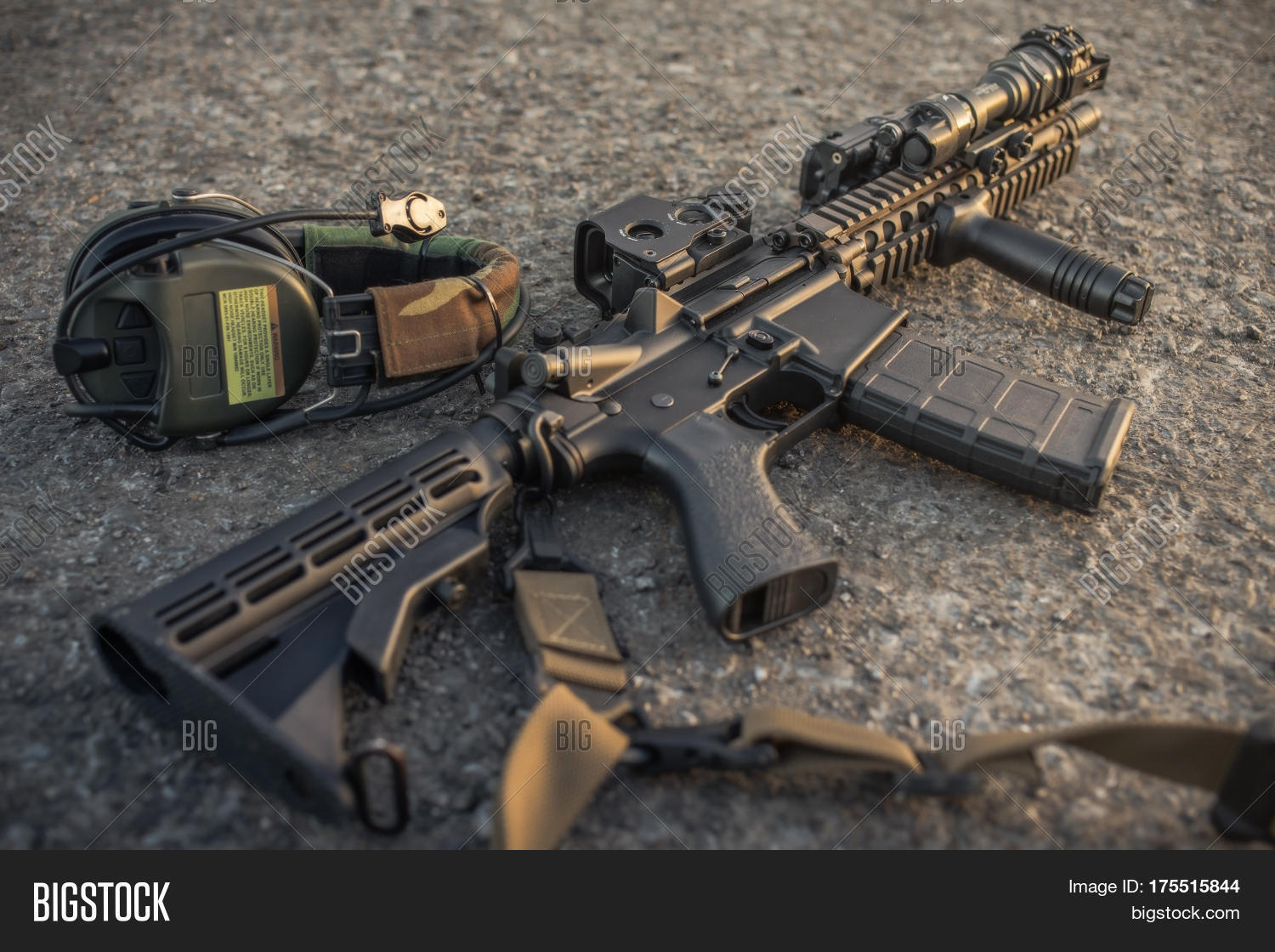 Assault Rifle Ar15 Image Photo Trial Bigstock
