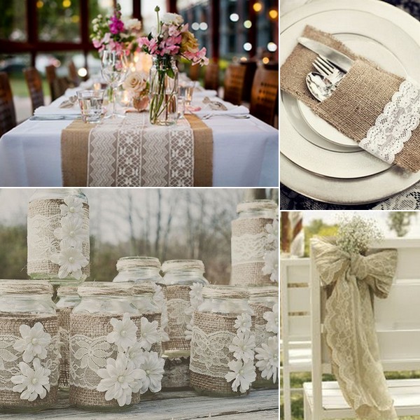 Burlap And Lace Wedding Ideas Things