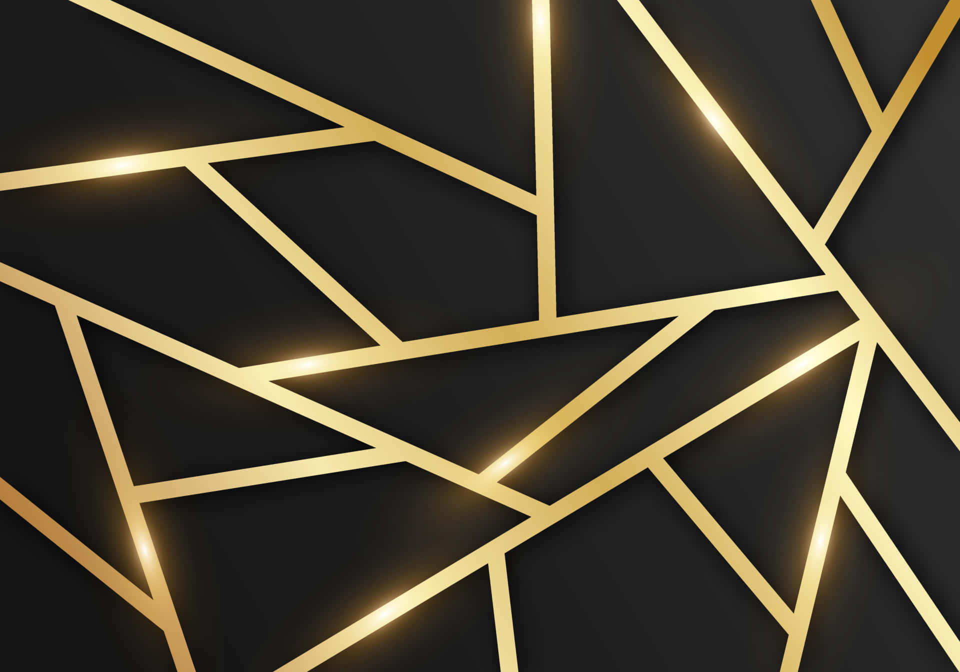 Gold And Black Background Wallpaper