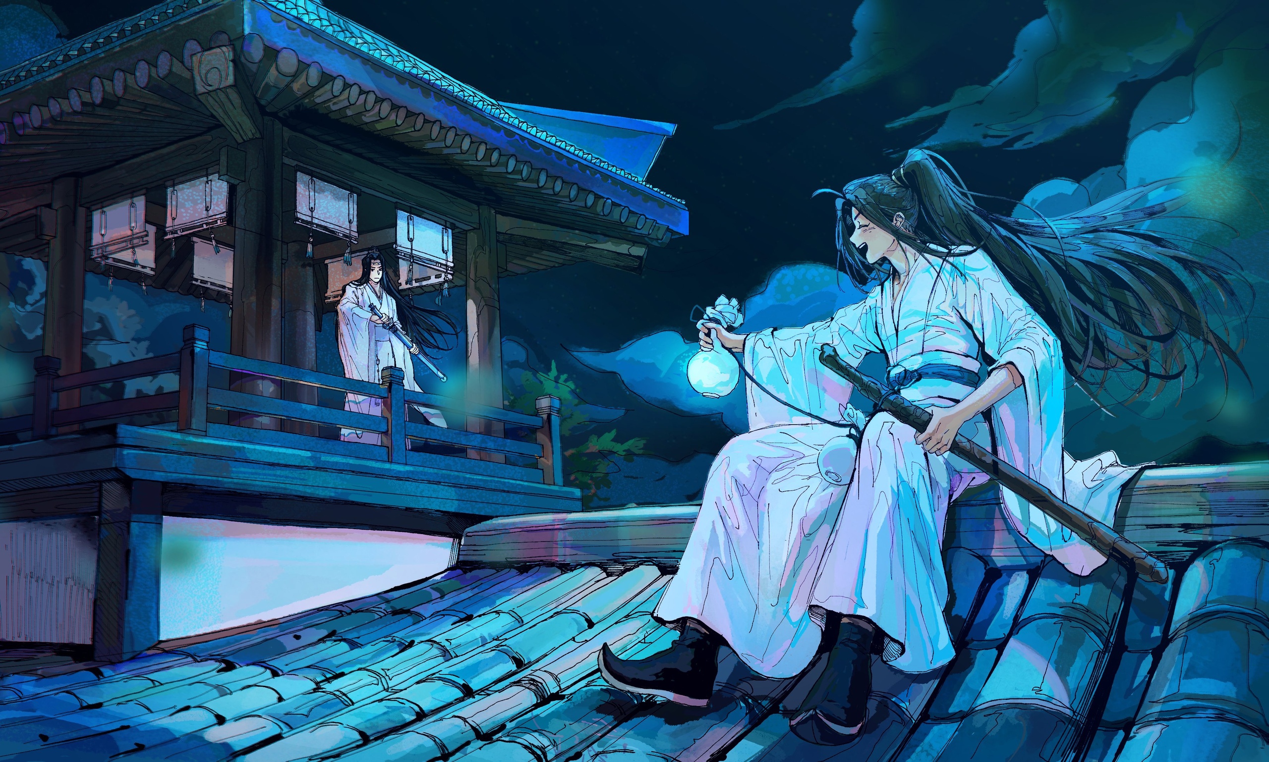 HD desktop wallpaper: Anime, Lan Zhan, Lan Wangji, Mo Dao Zu Shi