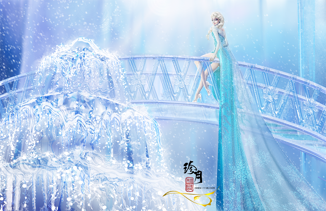 Frozen Ice Castle Background Disney Movie Just
