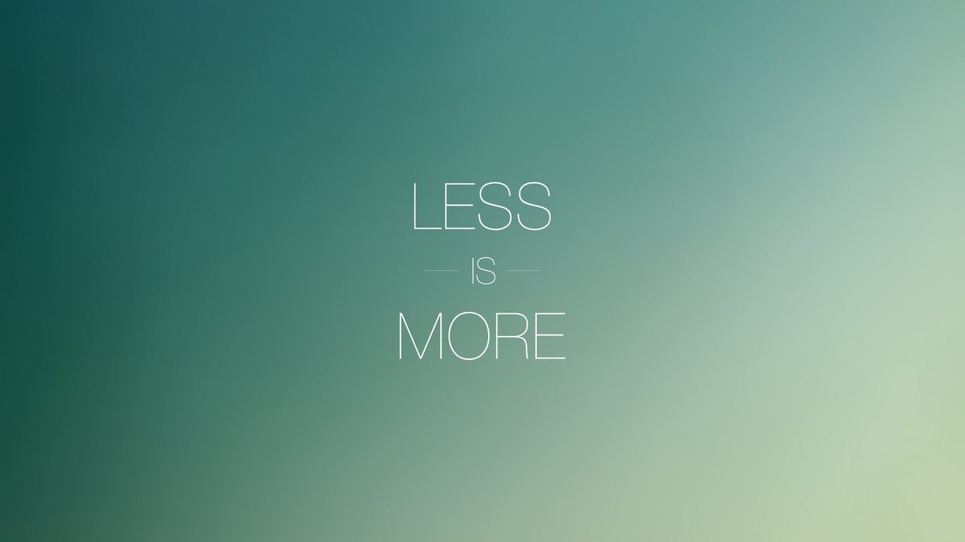 Less Is More Jpg