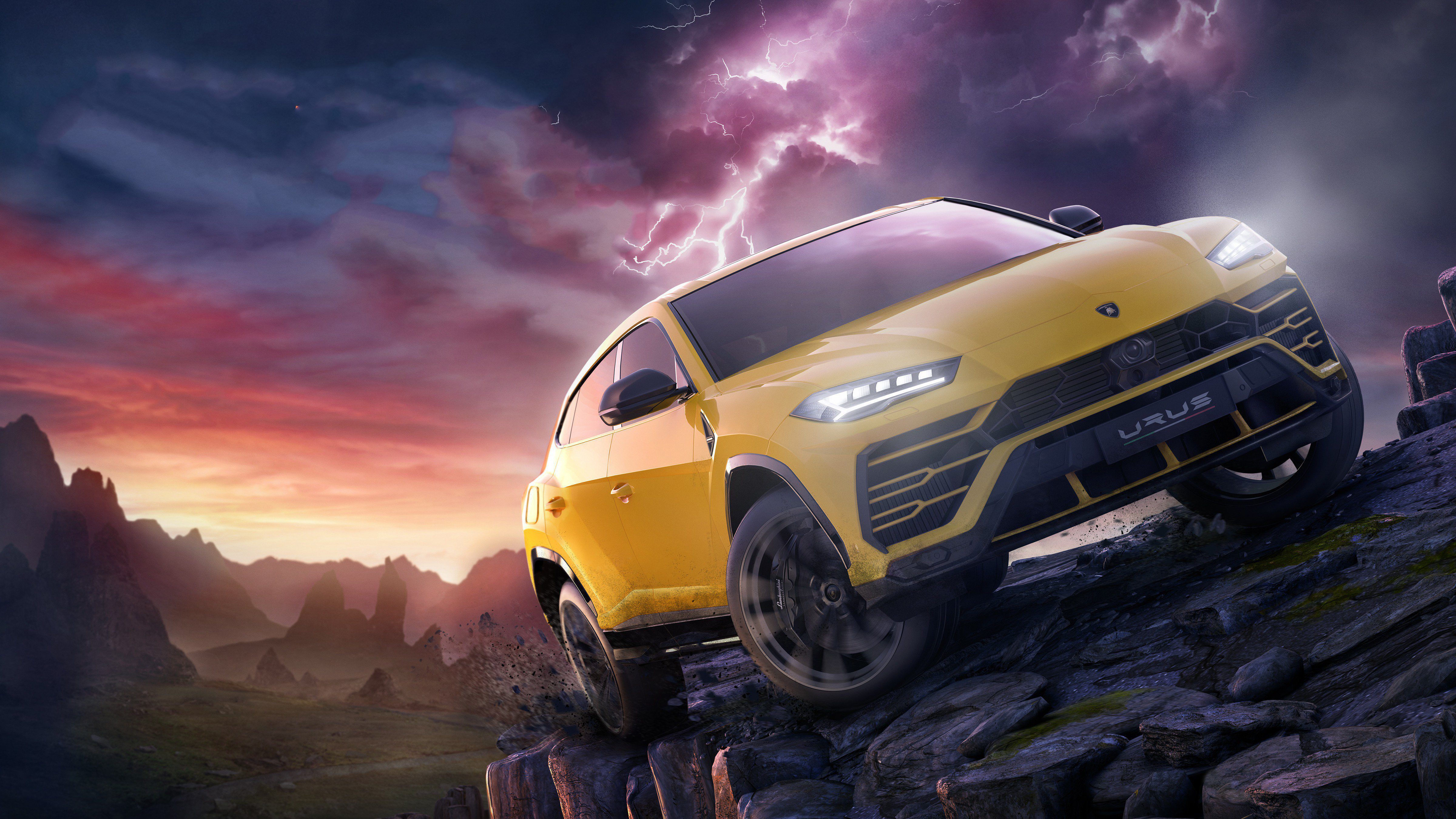 Lamborghini Urus Forza Horizon Fortune Island HD Games 4k Wallpaper Image