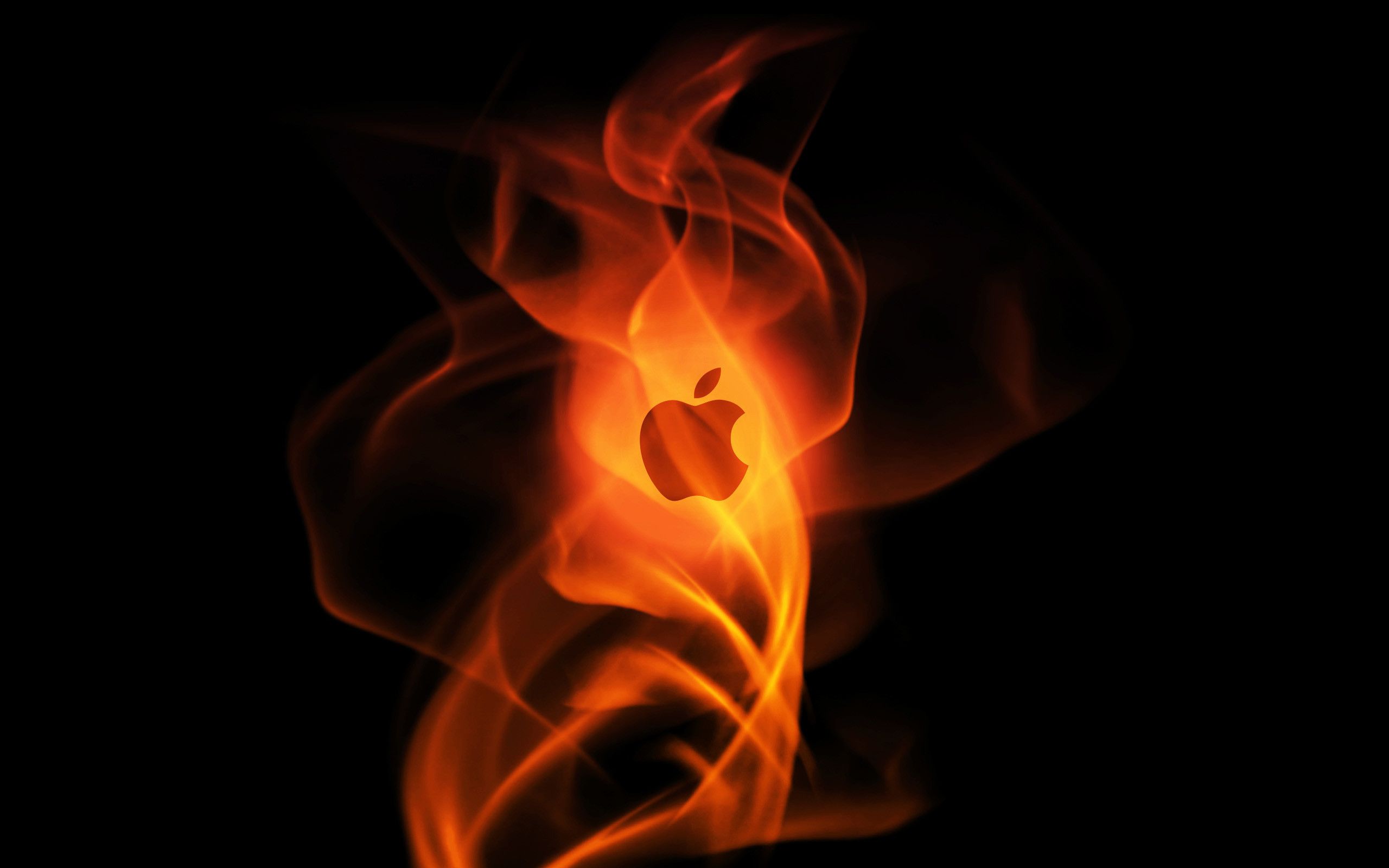 iPhone Fire Wallpaper On