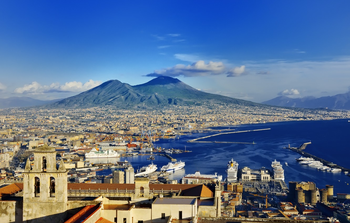 Wallpaper City The Italy Coast Panorama Europe