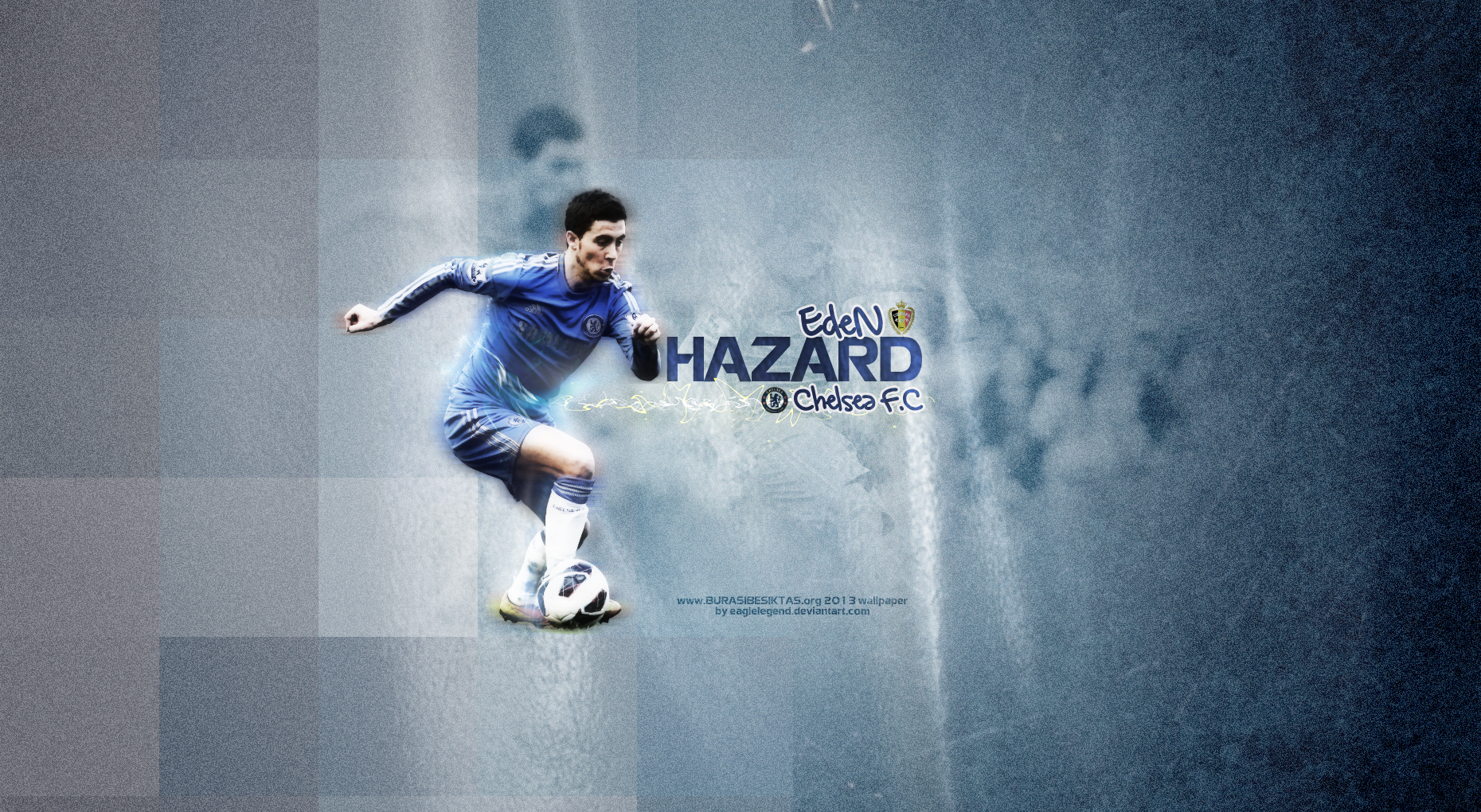 Eden Hazard HD Wallpaper Football