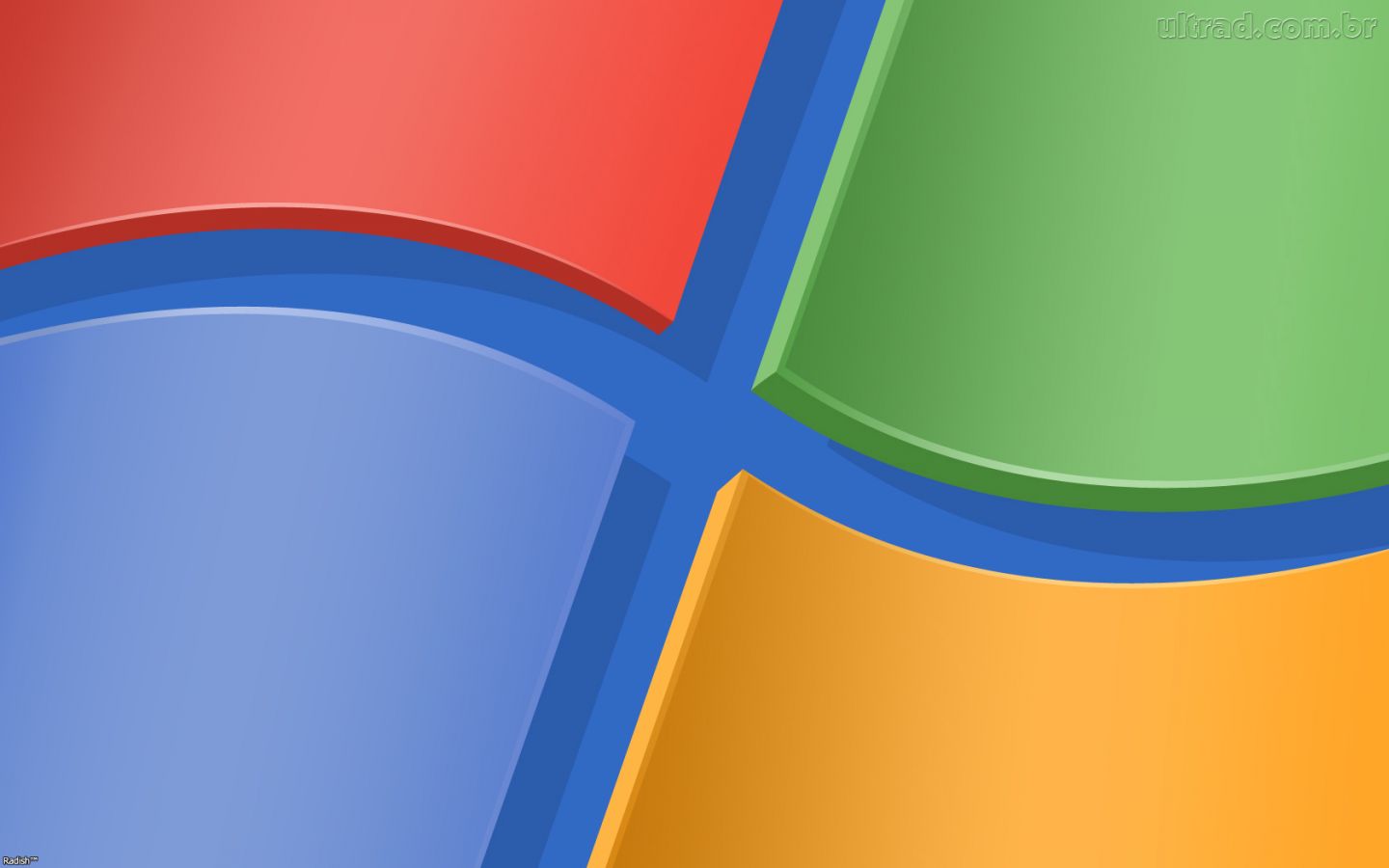 Papel de Parede Microsoft Windows   Logo