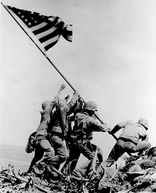 Flag Raising On Iwo Jima Wallpaper Photography Photo Joe Rosenthal