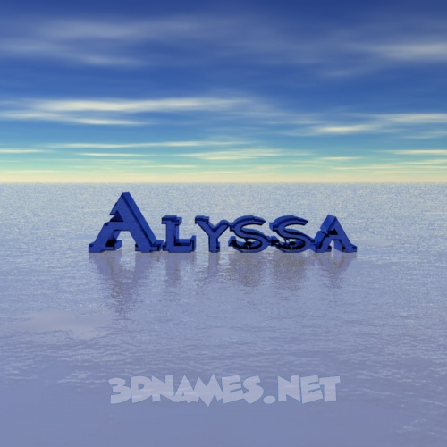 Pre Of Horizon For Name Alyssa