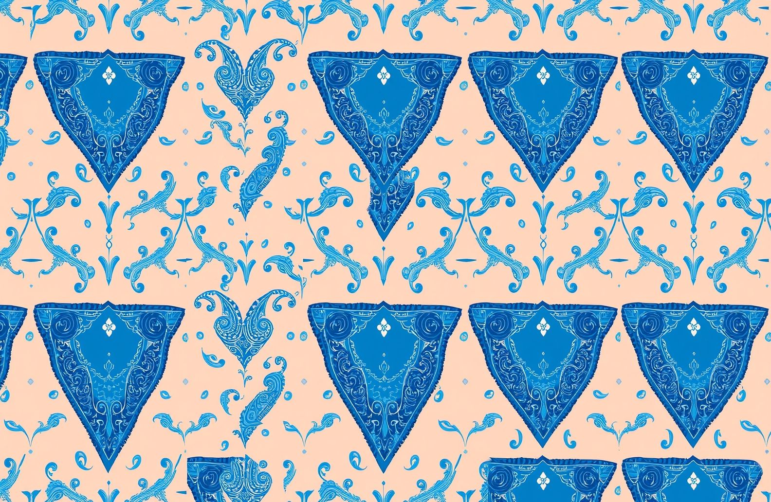 Blue Bandana Wallpaper