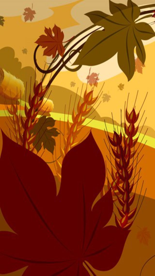 Autumn Fall iPhone Wallpaper Background Thanksgiving