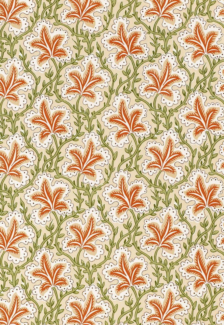 schumacher opio leaf fabrics and wallpapers Pinterest