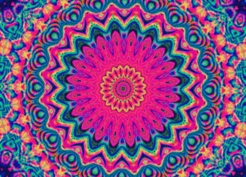 Trippy Colorful Gif Chill Days And Close Friends