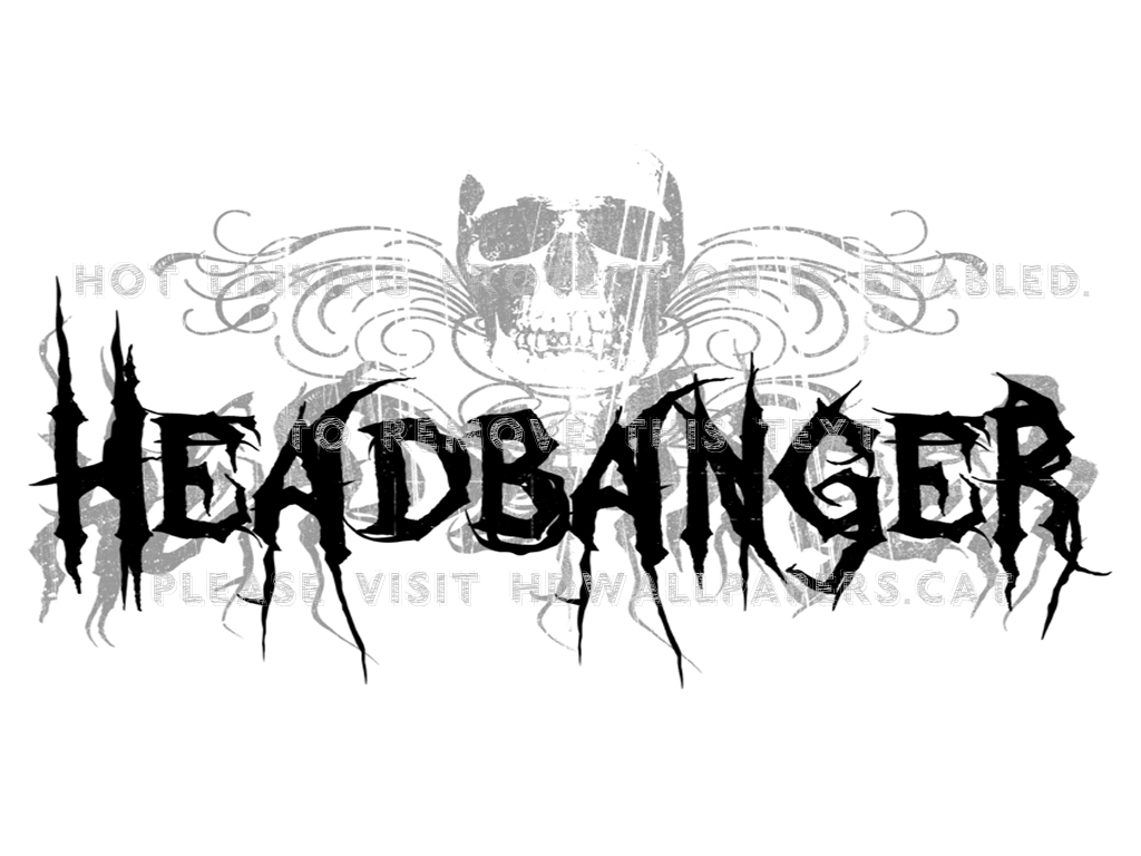 Headbanger Rock Metal Skull Entertainment