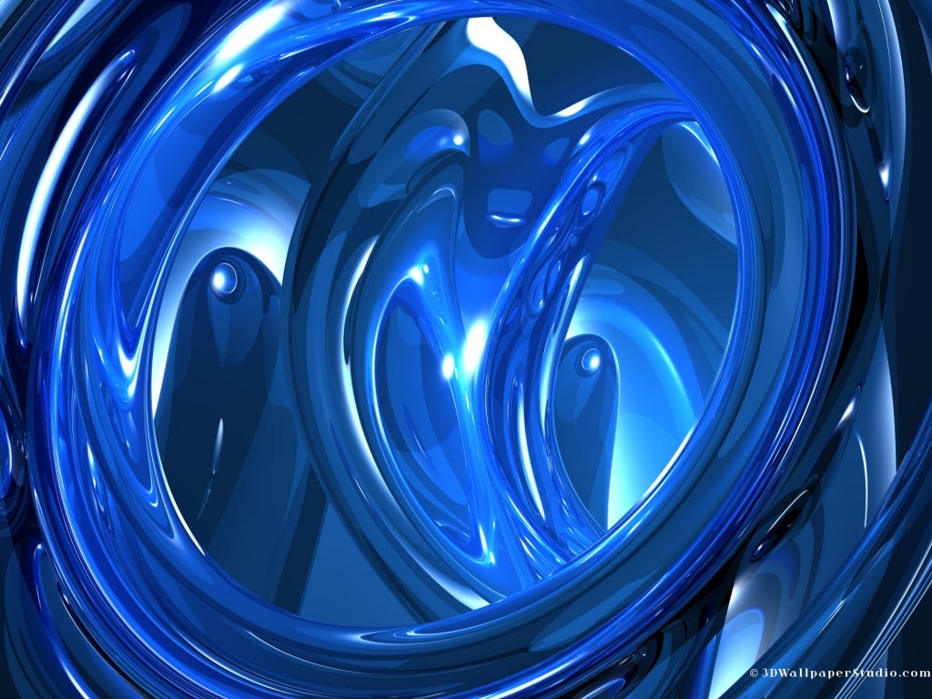 High Definition Wallpapers HD 3D Desktop Wallpaper Blue 3D abstract