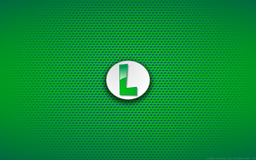 Wallpaper Luigi Logo By Kalangozilla