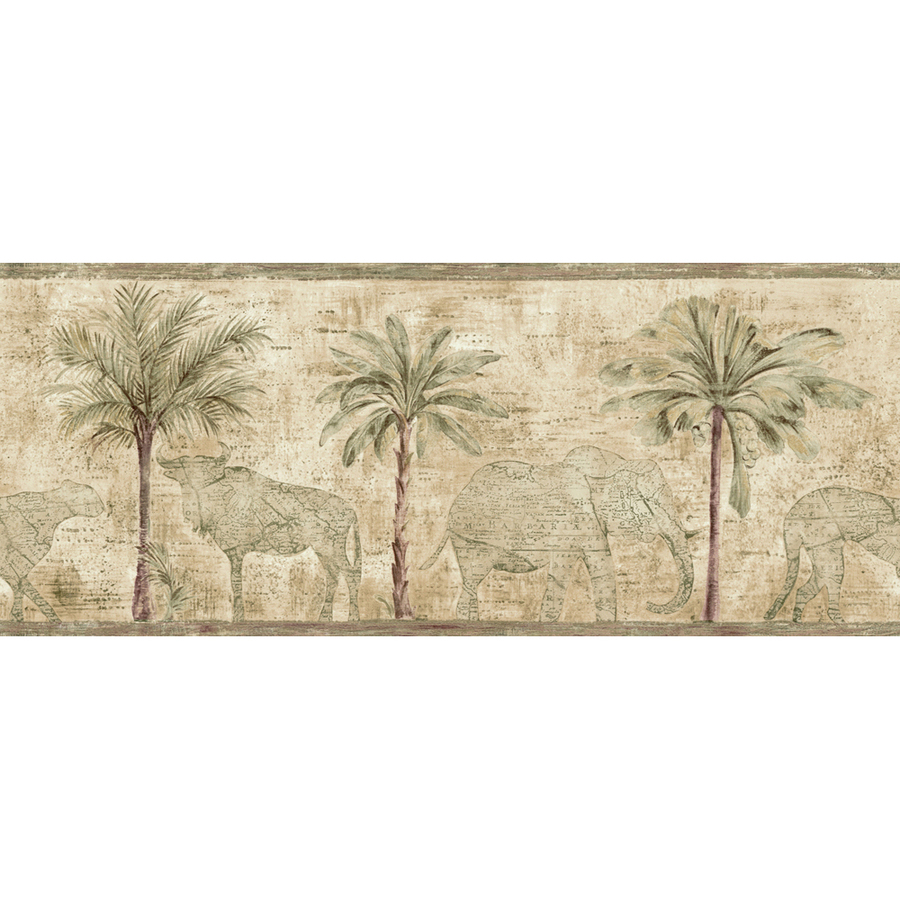 Free download roth 8 12 Green Palm Tree Prepasted Wallpaper Border at