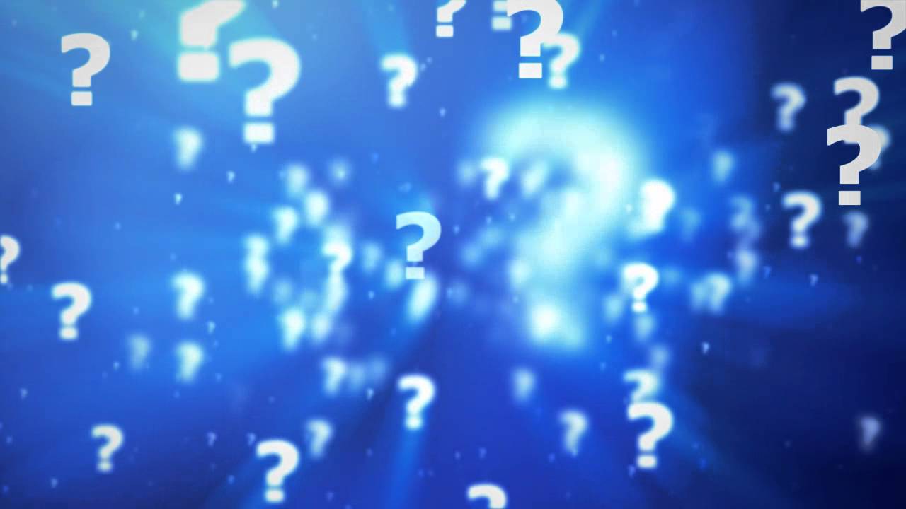 Questionmark Animation Blue