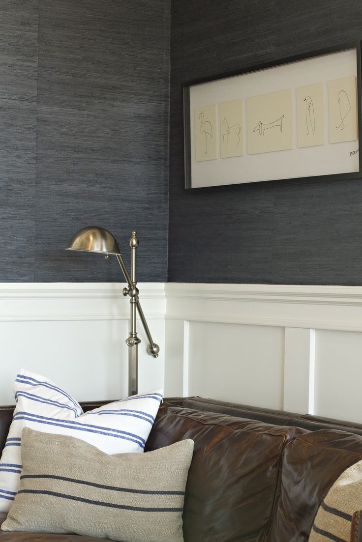 [49+] Navy Grasscloth Wallpaper on WallpaperSafari