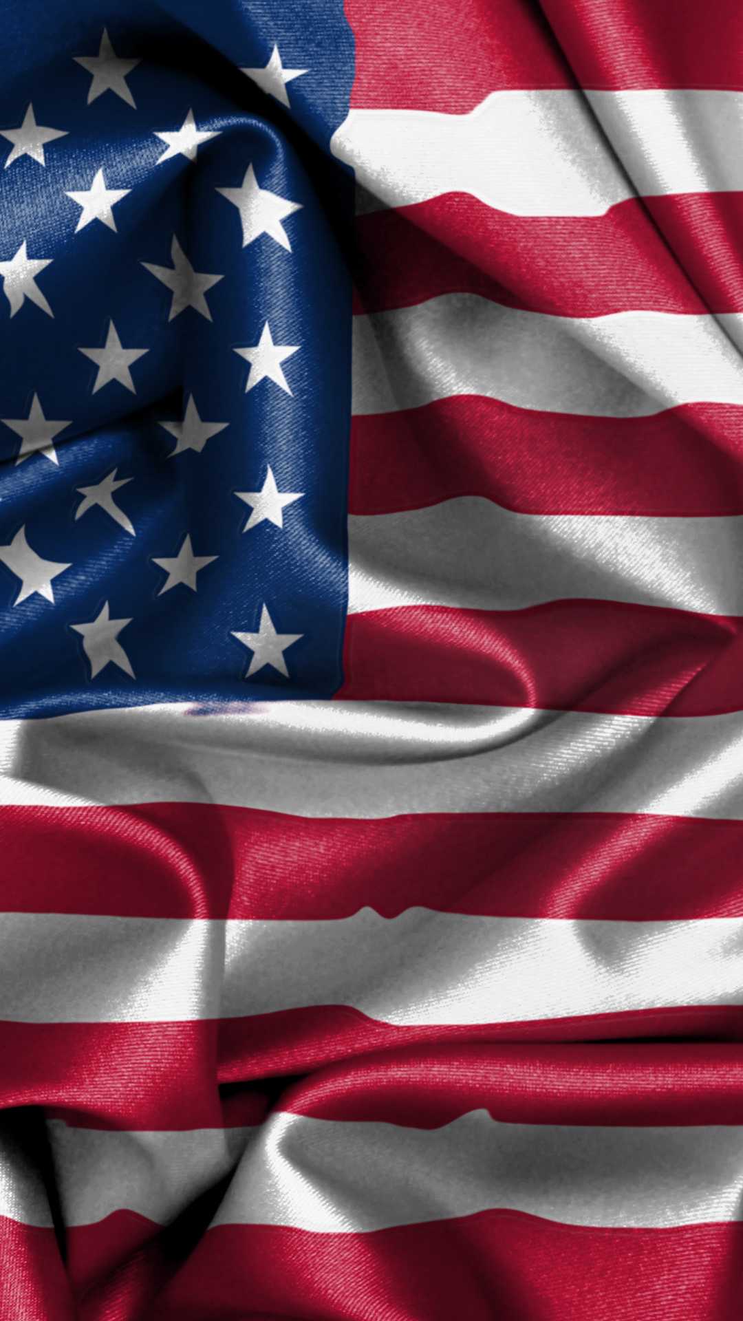 Close-up of an American flag, a symbol often associated with Donald Trump's 2024 presidential campaign