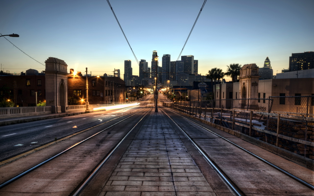 Railway Los Angeles Wallpaper