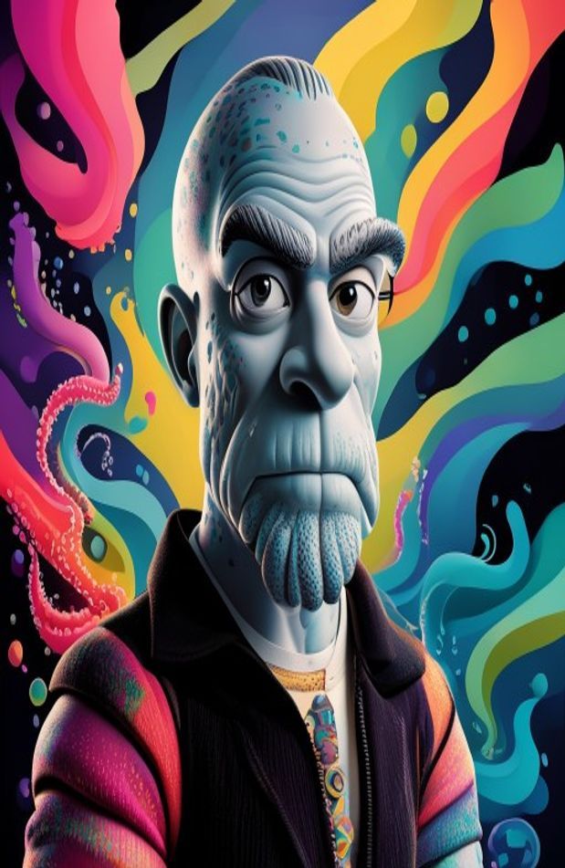 Handsome Squidward Wallpaper