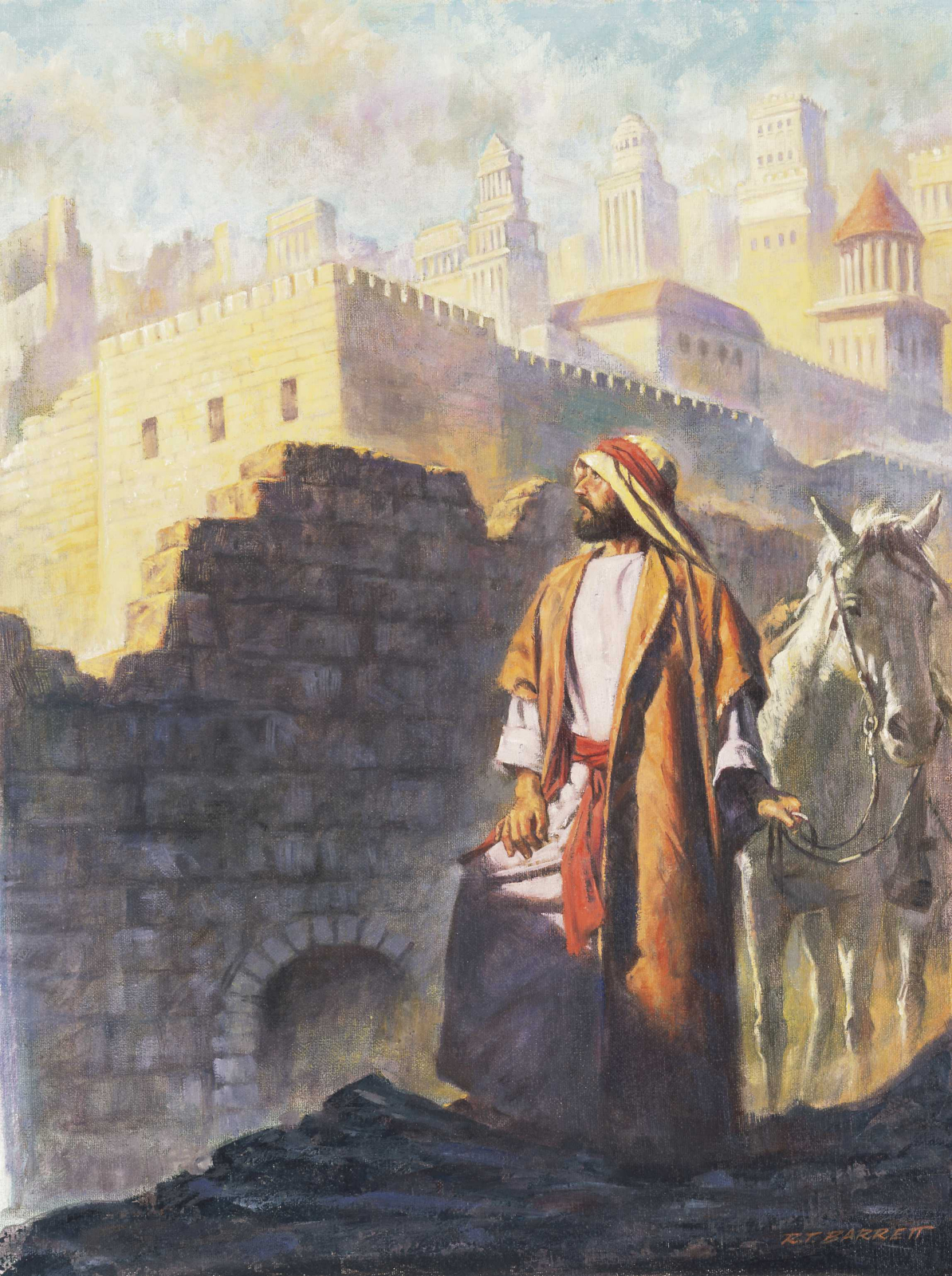 Nehemiah Inspects The Walls Of Jerusalem