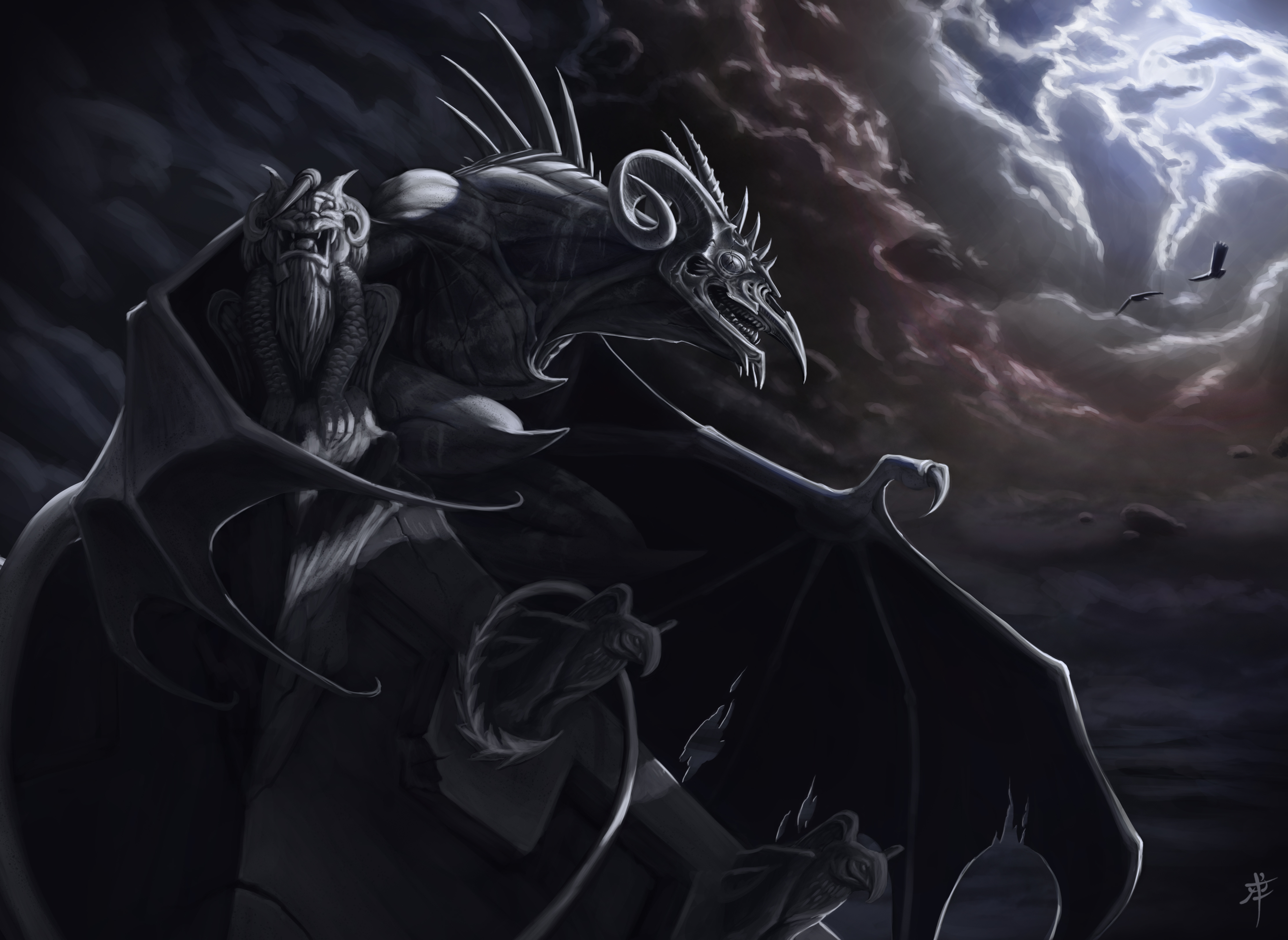 Dark Creature 4k Ultra HD Wallpaper