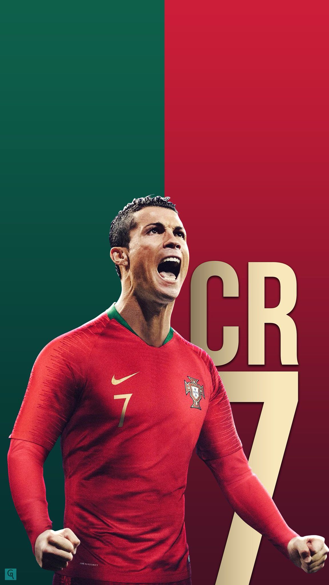 Cristiano Ronaldo Portugal Young Wallpaper