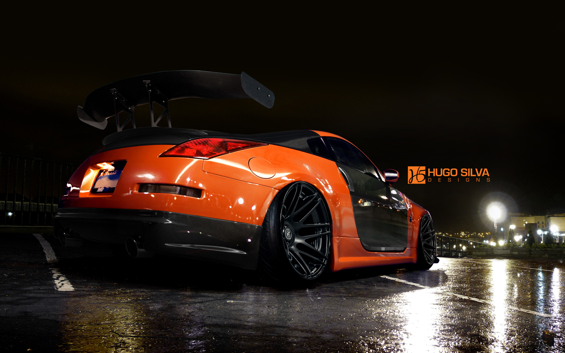 Orange Nissan 350z Wallpaper HD Car Id