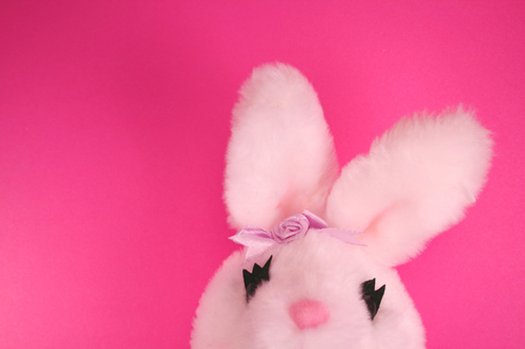 Pink Bunny Kawaii Rabbit Wallpapers  Wallpaper Cave