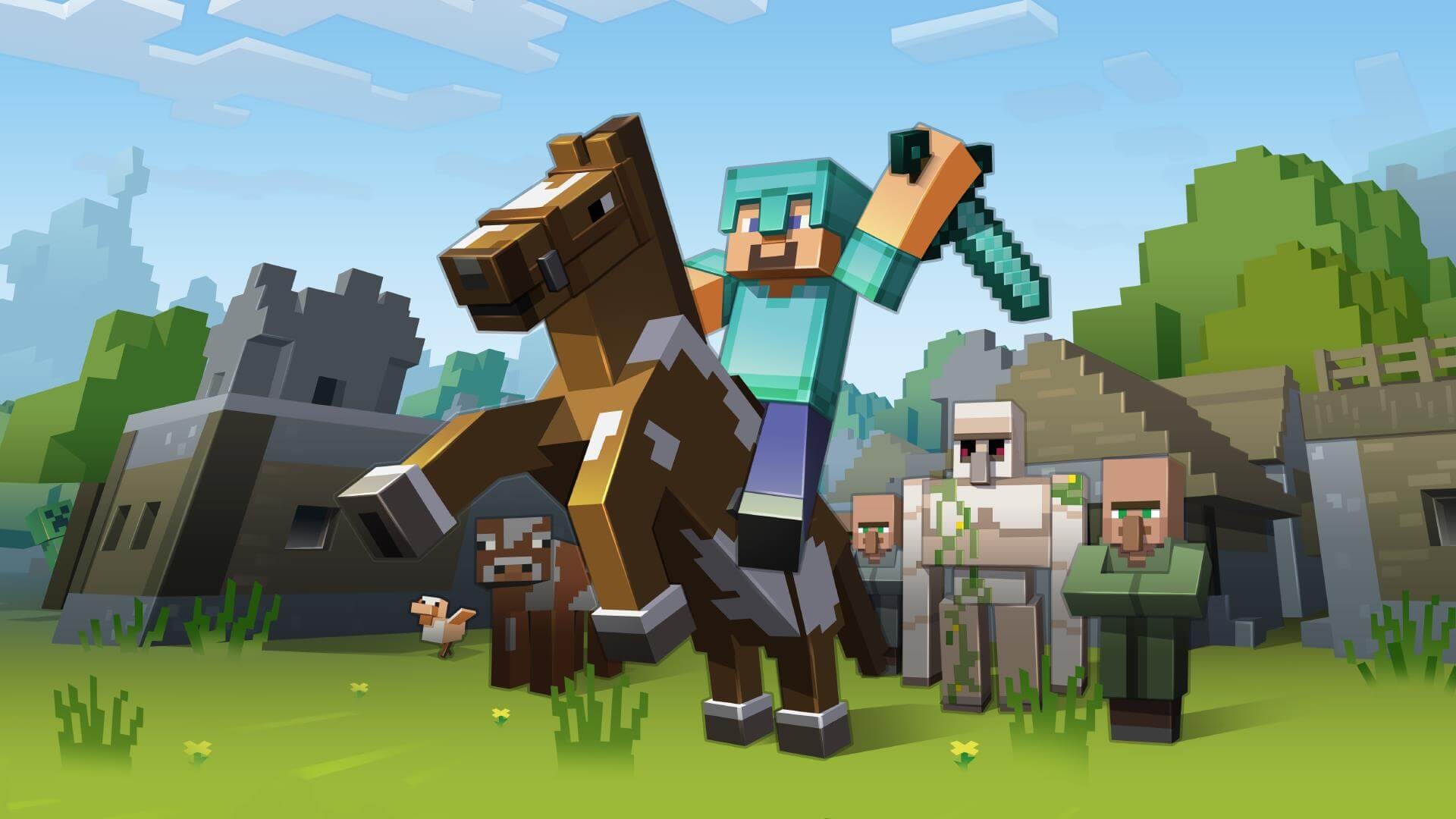 Minecraft Characters Desktop Wallpaper