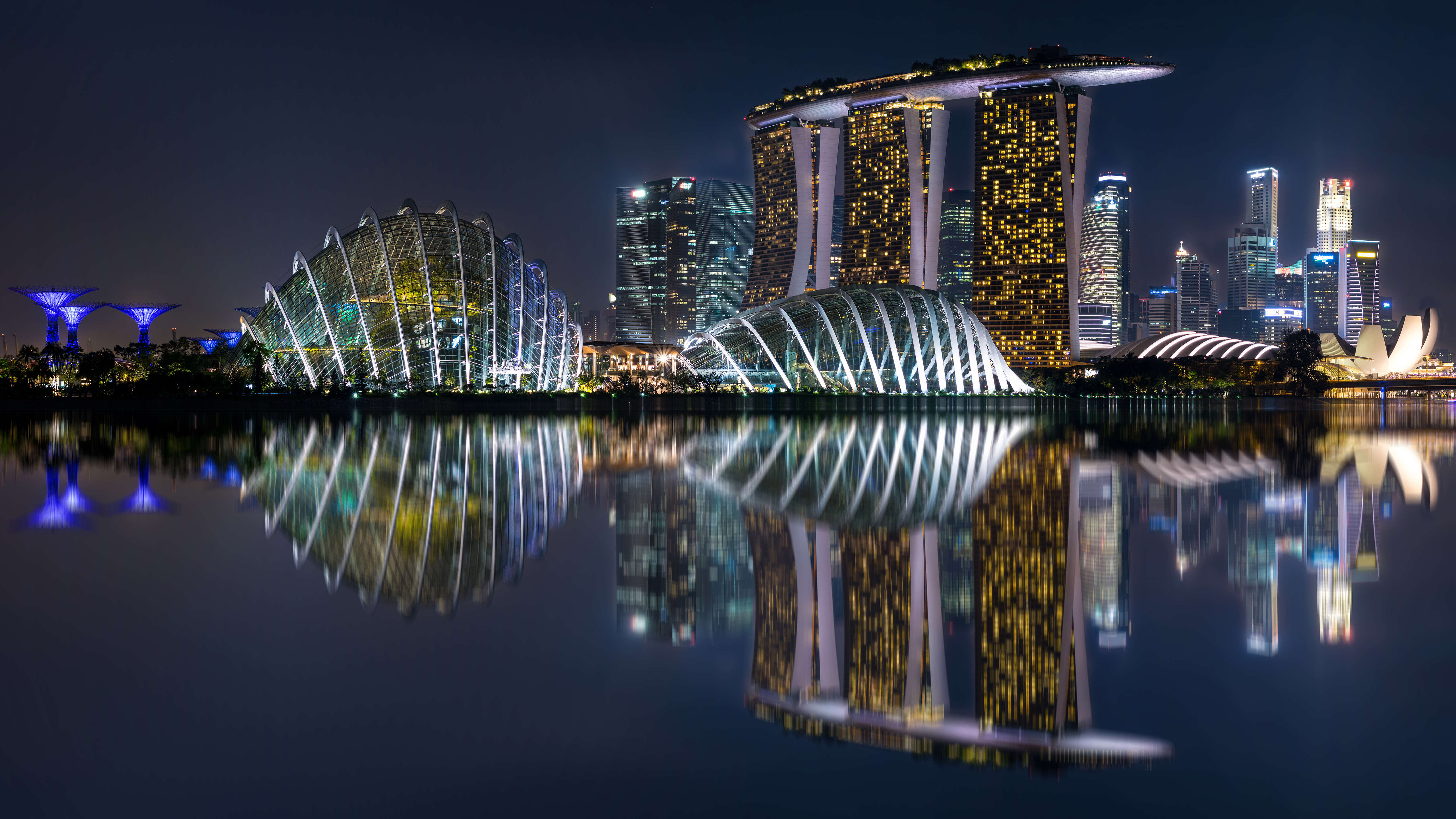 Marina Bay Sands 5k Retina Ultra HD Wallpaper Background Image