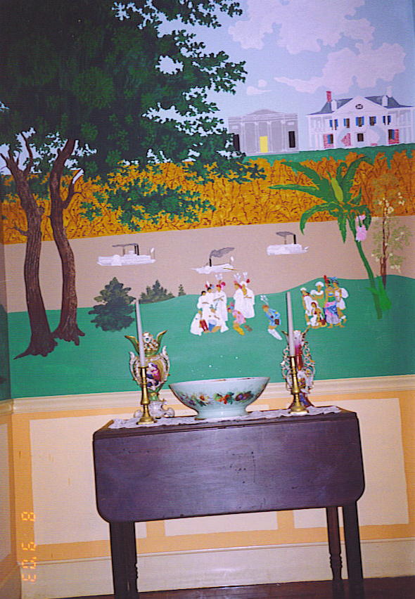 Antiques Dealer Collector Mural I Painted In My New Orleans Home