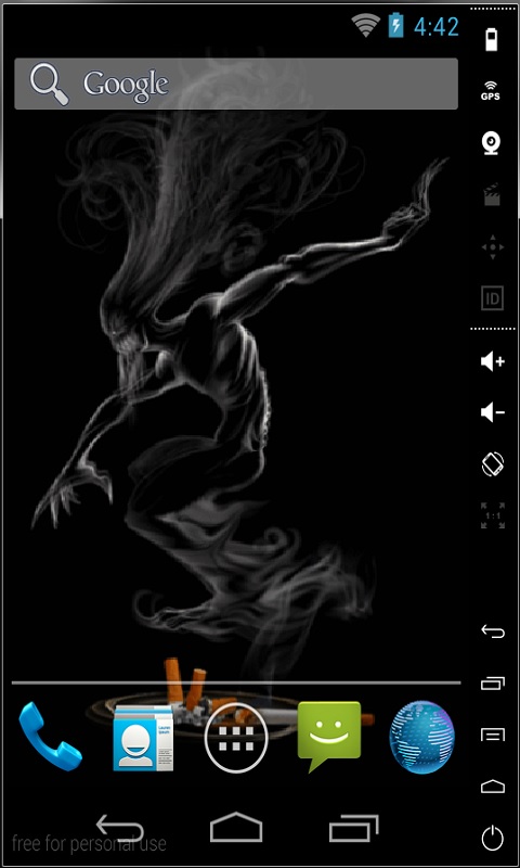 Smoke Demon Live Wallpaper Apps For Android Phone