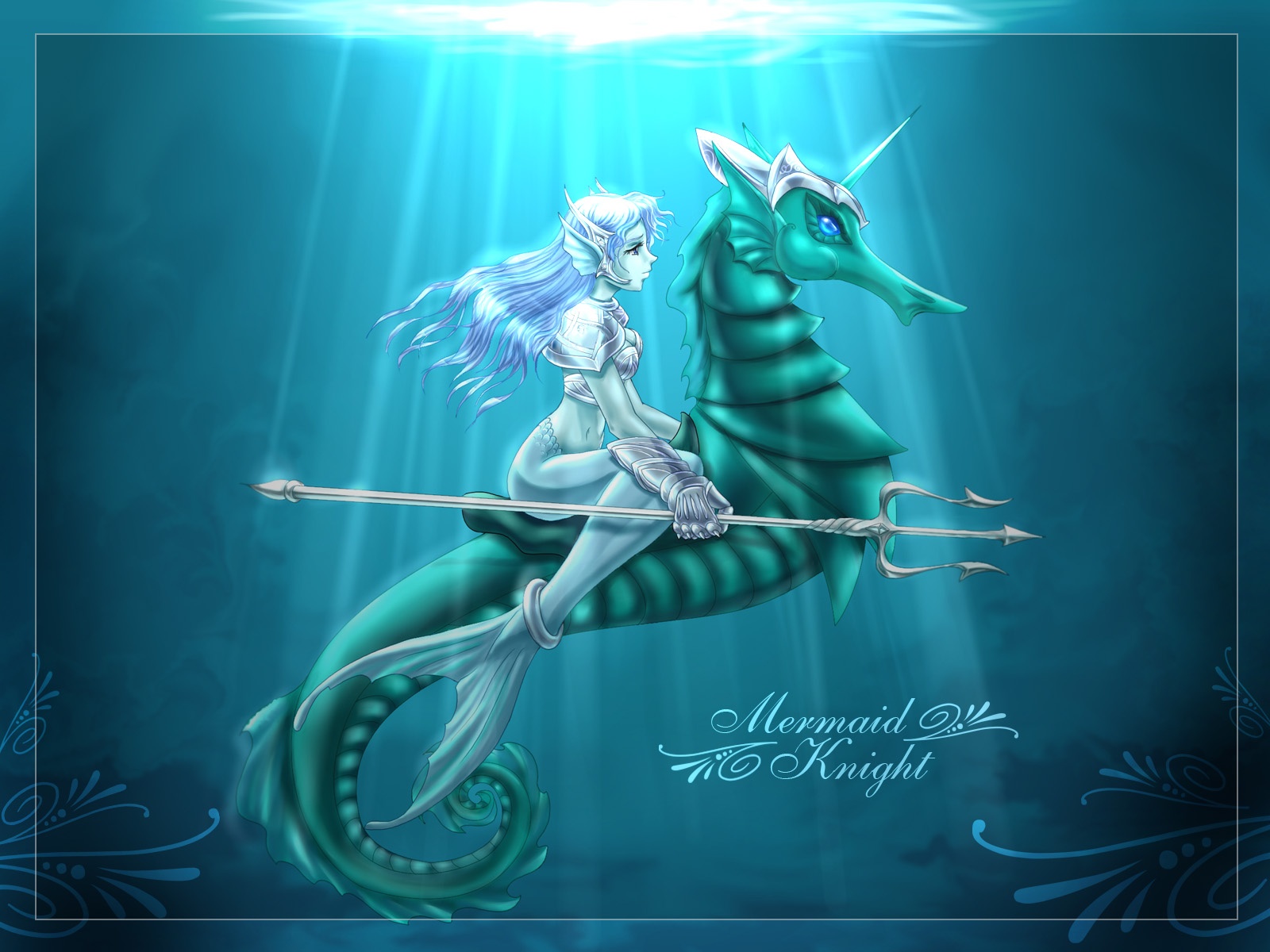 Fantasy Mermaid Bakgrund