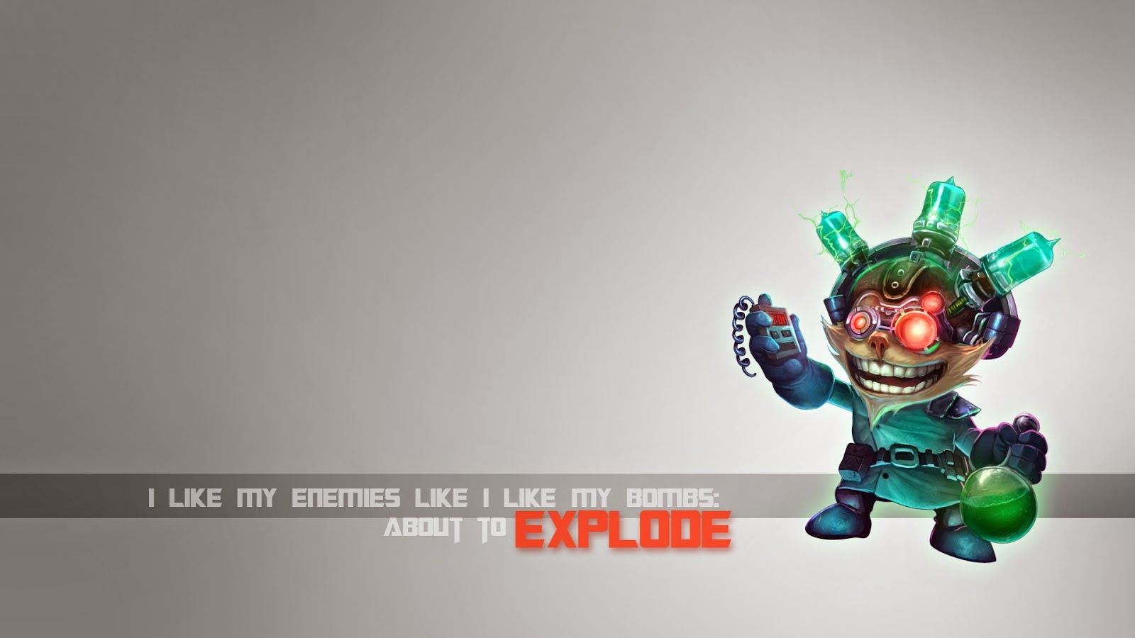 Ziggs League Of Legends Wallpaper Desktop