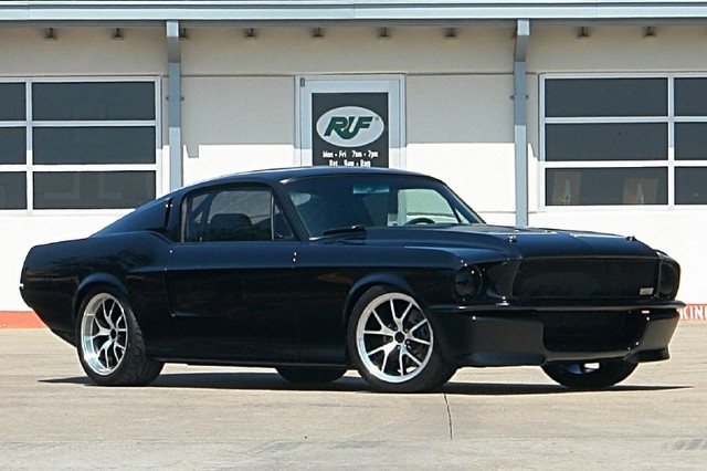Ford Mustang Black Wallpaper HD
