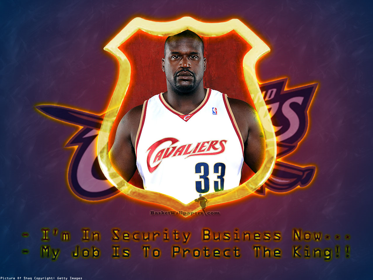 Shaquille O Neal Cavaliers Wallpaper Basketball